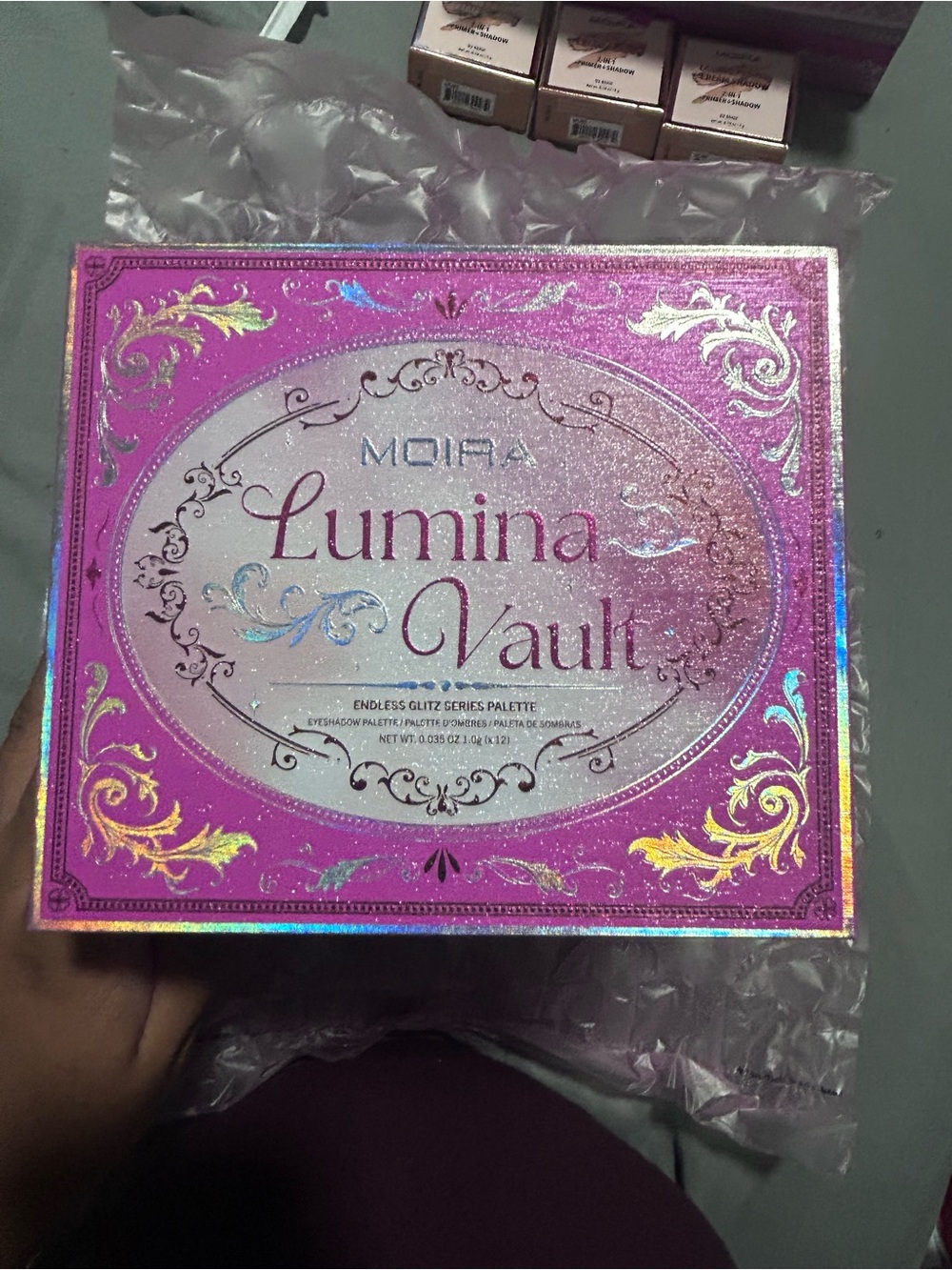 Moira Lumina Vault Eyeshadow Palette - Shimmering Pink